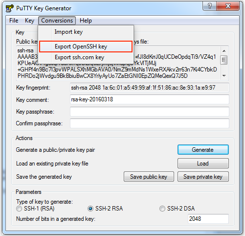 Generate Key File From Certificate